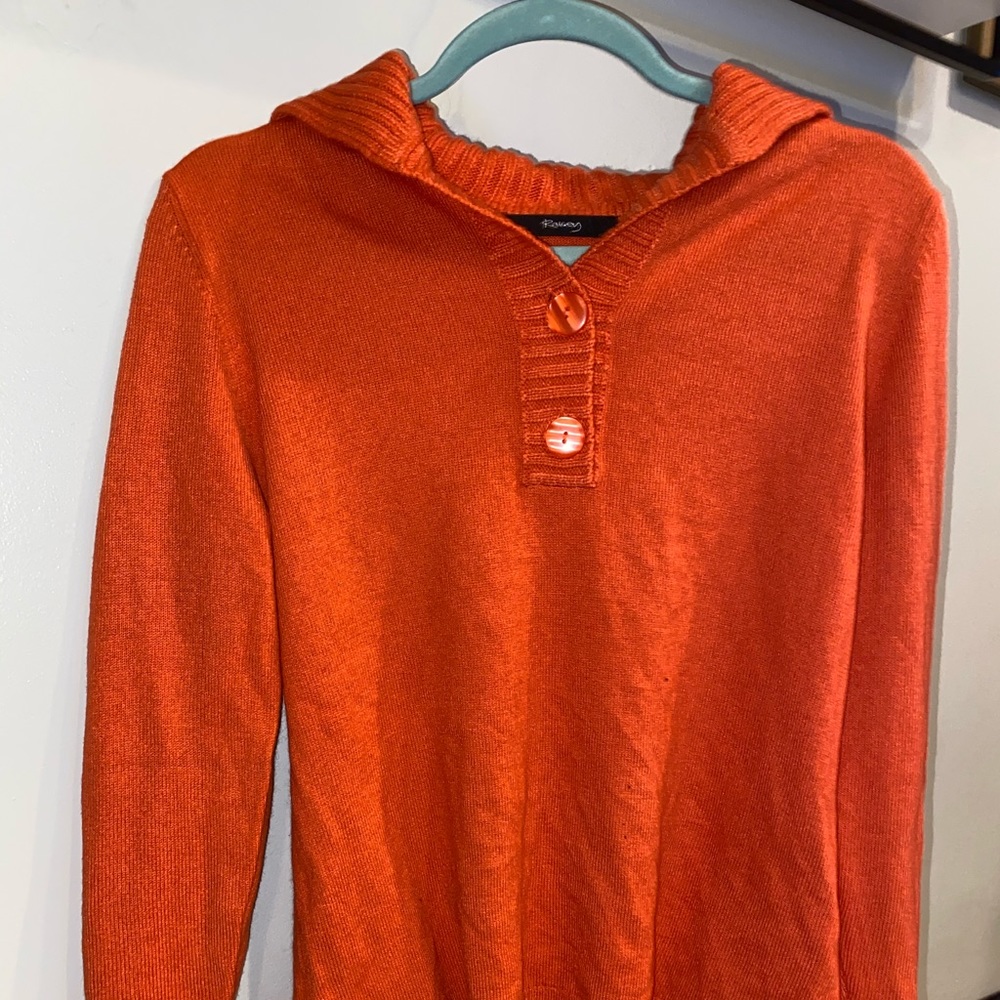 Women’s orange sweater